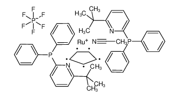 乙腈双[2-二苯基膦-6-叔丁基吡啶]环戊二烯钌六氟磷酸盐