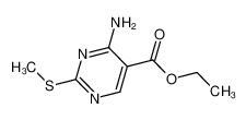 2-(甲硫基)-4-氨基嘧啶-5-甲酸乙酯