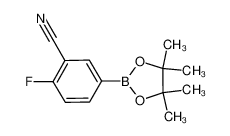 2-氟-5-(4,4,5,5-四甲基-1,3,2-二氧杂环戊硼烷-2-基)苯甲腈