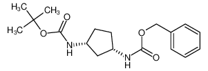 (1R,3S)-1-(Boc-氨基)-3-(Cbz-氨基)环戊烷