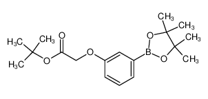 2-(3-(4，4，5，5-四甲基-1，3，2-二氧杂硼杂环戊烷-2-基)苯氧基)乙酸叔丁酯