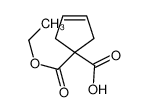 1-(乙氧羰基)-3-环戊烯-1-甲酸