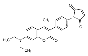 7-二乙氨基-3-(4-马来酰亚胺苯基)-4-甲基香豆素