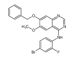 7-(苄氧基)-N-(4-溴-2-氟苯基)-6-甲氧基喹唑啉-4-胺