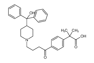 2-(4-(4-(4-(羟基二苯甲基)哌啶-1-基)丁酰基)苯基)-2-甲基丙酸