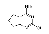 2-氯-6,7-二氢-5H-环戊二烯并[d]嘧啶-4-胺