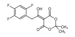 5-[1-羟基-2-(2,4,5-三氟苯基)亚乙基]-2,2-二甲基-1,3-二氧六环-4,6-二酮