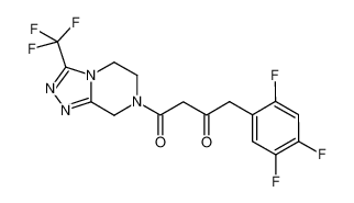 (2Z)-4-氧代-4-[3-(三氟甲基)-5，6-二氢-[1，2，4]三唑并[4，3-a]吡嗪-7-(8H)-基]-1-(2，4，5-三氟苯基)丁-2-酮