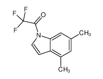 1-(4，6-二甲基-1H-吲哚-1-基)-2，2，2-三氟乙酮