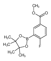 4-氟-3-(4,4,5,5-四甲基-1,3,2-二氧杂硼杂环戊烷-2-基)苯甲酸甲酯