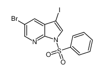 5-溴-3-碘-1-(苯基磺酰基)-1H-吡咯并[2,3-b]吡啶