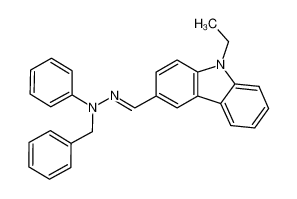 9-乙基咔唑-3-甲醛 N-苄基-N-苯腙