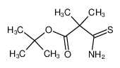 2-氨基硫代甲酰基-2,2-二甲基乙酸叔丁酯