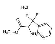2-氨基-3,3-二氟-3-苯基丙酸甲酯盐酸盐