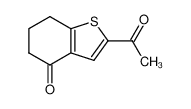 2-乙酰基-6，7-二氢苯并[b]噻吩-4-(5H) - 酮