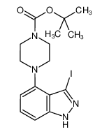 1-Boc-4-(3-碘-1H-吲唑-4-基)哌嗪