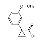 1-(3-甲氧基苯基)环丙烷甲酸