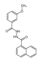 1-(3-甲氧基苯甲酰基)-2-(1-萘酚)-肼