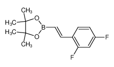 (E)-2-(2,4-二氟苯乙烯基)-4,4,5,5-四甲基-1,3,2-二氧硼杂环戊烷