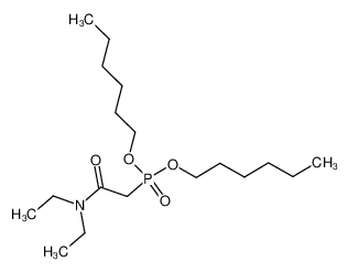 N，N-二乙基氨基甲酰亚甲基膦酸二己酯