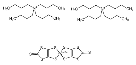 双(四丁基铵)合双(1,3-二硫杂环戊烯-2-硫酮-4,5-二硫醇)钯(II)