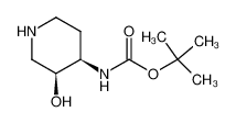 ((3S，4R)-3-羟基哌啶-4-基)氨基甲酸叔丁酯