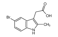 2-(5-溴-2-甲基-1H-吲哚-3-基)乙酸