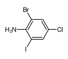 2-溴-4-氯-6-碘苯胺