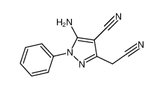5-氨基-4-腈基-1-苯基-3-乙腈吡唑