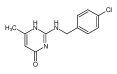 2-((4-氯苄基)氨基)-6-甲基嘧啶-4(3H)-酮