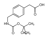 N-叔丁氧羰基-(4-氨基甲基苯基)乙酸