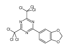 2-(1,3-苯并二氧杂环戊-5-基)-4,6-双(三氯甲基)-1,3,5-三嗪