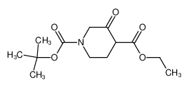 1-N-叔丁氧羰基-3-氧代哌啶-4-甲酸乙酯