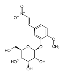 2-Methoxy-4-(2-nitrovinyl)phenyl β-D-glucopyranoside