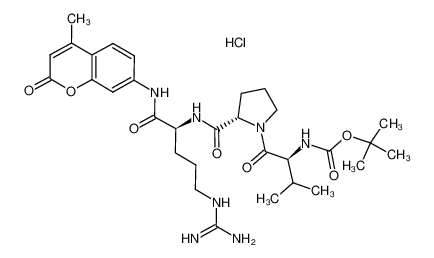Boc-Val-Pro-Arg-7-酰胺基-4-甲基香豆素盐酸盐