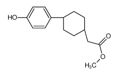 反式-2-[4-(4-羟基苯基)环己基]乙酸甲酯