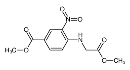 Methyl4-((2-methoxy-2-oxoethyl)amino)-3-nitrobenzoate