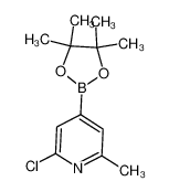2-氯-6-甲基-4-(4,4,5,5-四甲基-1,3,2-二氧硼杂环戊烷-2-基)吡啶