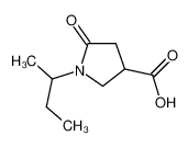 1-仲丁基-5-氧代吡咯烷-3-甲酸