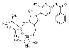 N4-苯甲酰-3',5'-O-(1,1,3,3-四异丙基-1,3-二硅氧烷二基)胞啶