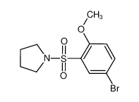 1-(5-溴-2-甲氧基苯基磺酰)吡咯啉