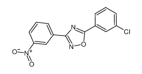 5-(3-氯苯基)-3-(3-硝基苯基)-1，2，4-恶二唑