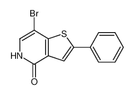 7-溴-2-苯基噻吩并[3,2-c]吡啶-4(5H)-酮