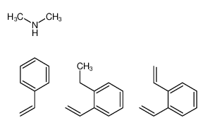 N-甲基甲胺与氯甲基化苯乙烯和二乙烯苯聚合物的反应产物
