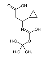 3-(Boc-氨基)-3-环丙基丙酸