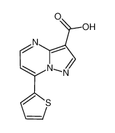 7-(噻吩-2-基)吡唑并[1，5-a]嘧啶-3-羧酸