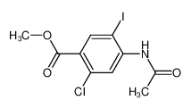 4-乙酰氨基-2-氯-5-碘苯甲酸甲酯