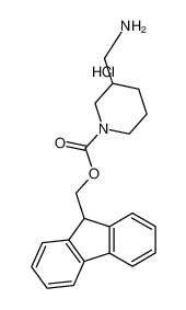 (9H-芴-9-基)甲基3-(氨基甲基)哌啶-1-羧酸酯 盐酸盐