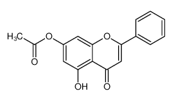 5-羟基-7-乙酰氧基黄酮