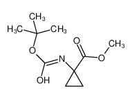 1-((叔丁氧基羰基)氨基)环丙烷羧酸甲酯